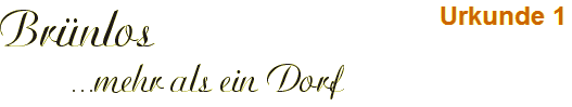 Urkunde 1